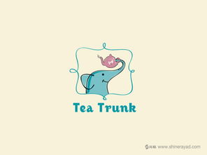 印度Tea Trunk茶葉小象卡通形象與多維度設計應用